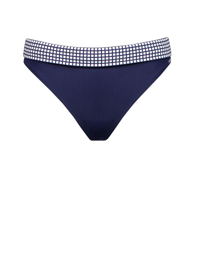 Bikini Slip Navy White Lime